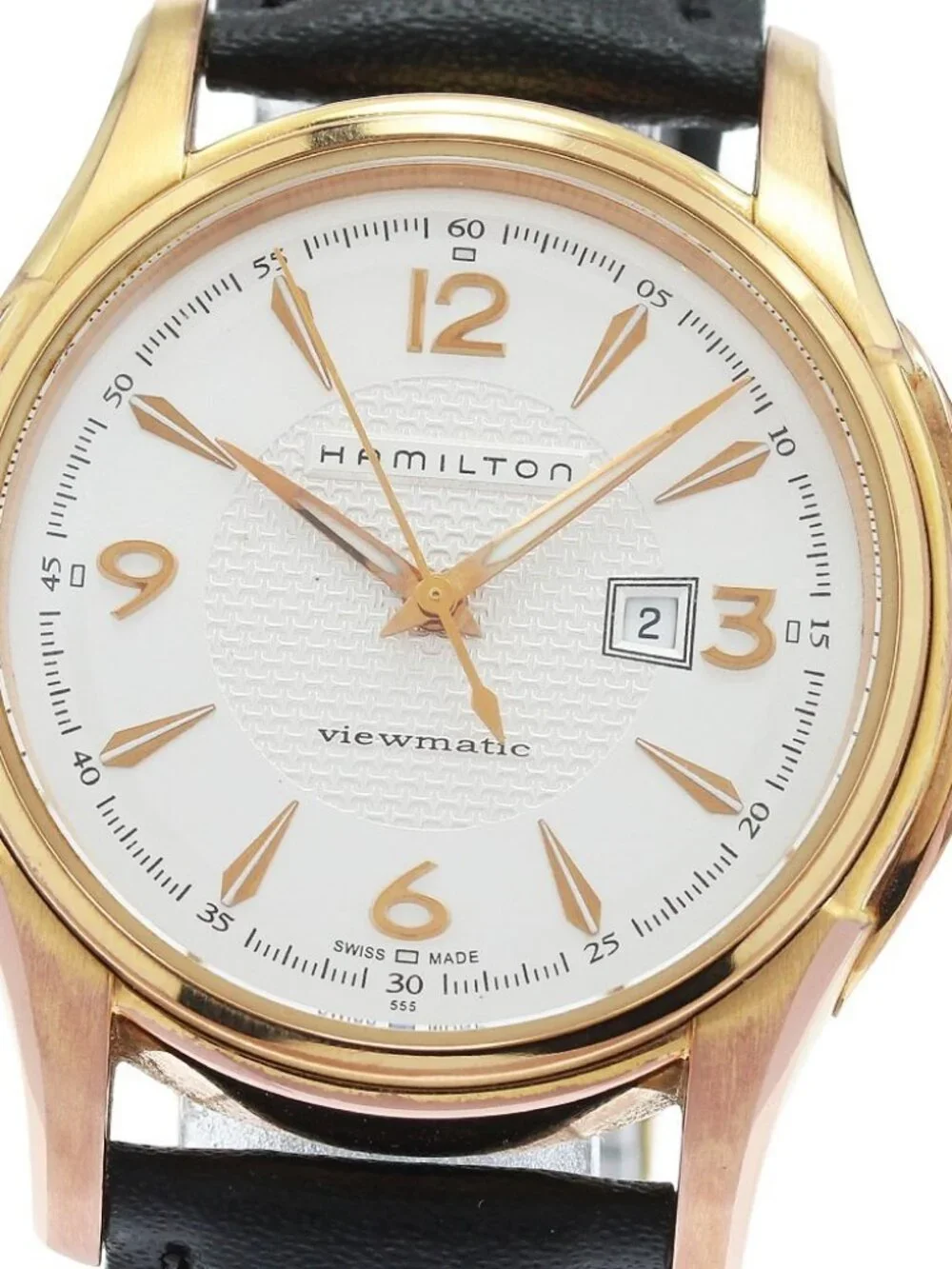 HAMILTON Jazz master H323350 Date Silver Dial Automatic Men's Watch_963251